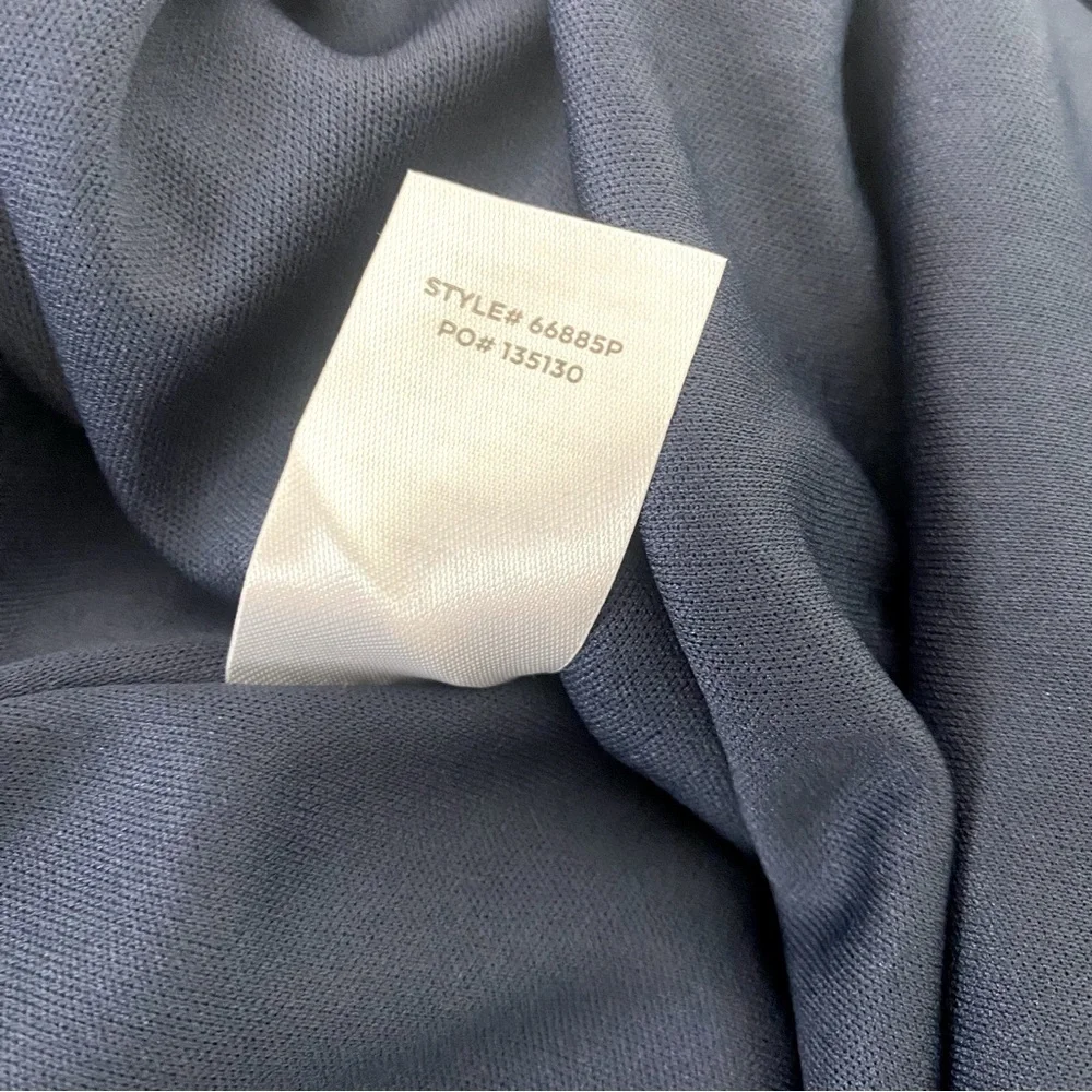 Lulus Navy Thoughts Of Hue Surplice Maxi Dress Size 1X - Picture 7 of 7